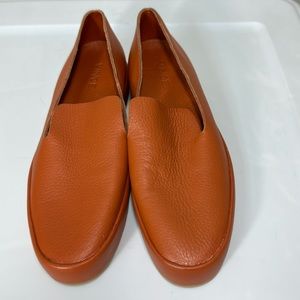 Vince Slip On Loafer Flats Orange Size 6